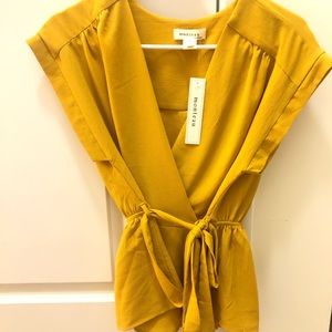 Yellow Monteau Blouse